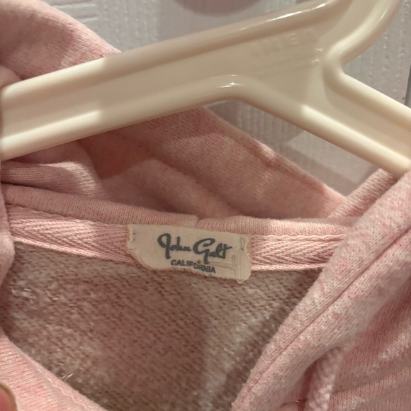 Brandy Melville Crystal Pink Cropped Zip Hoodie - Picture 5 of 6